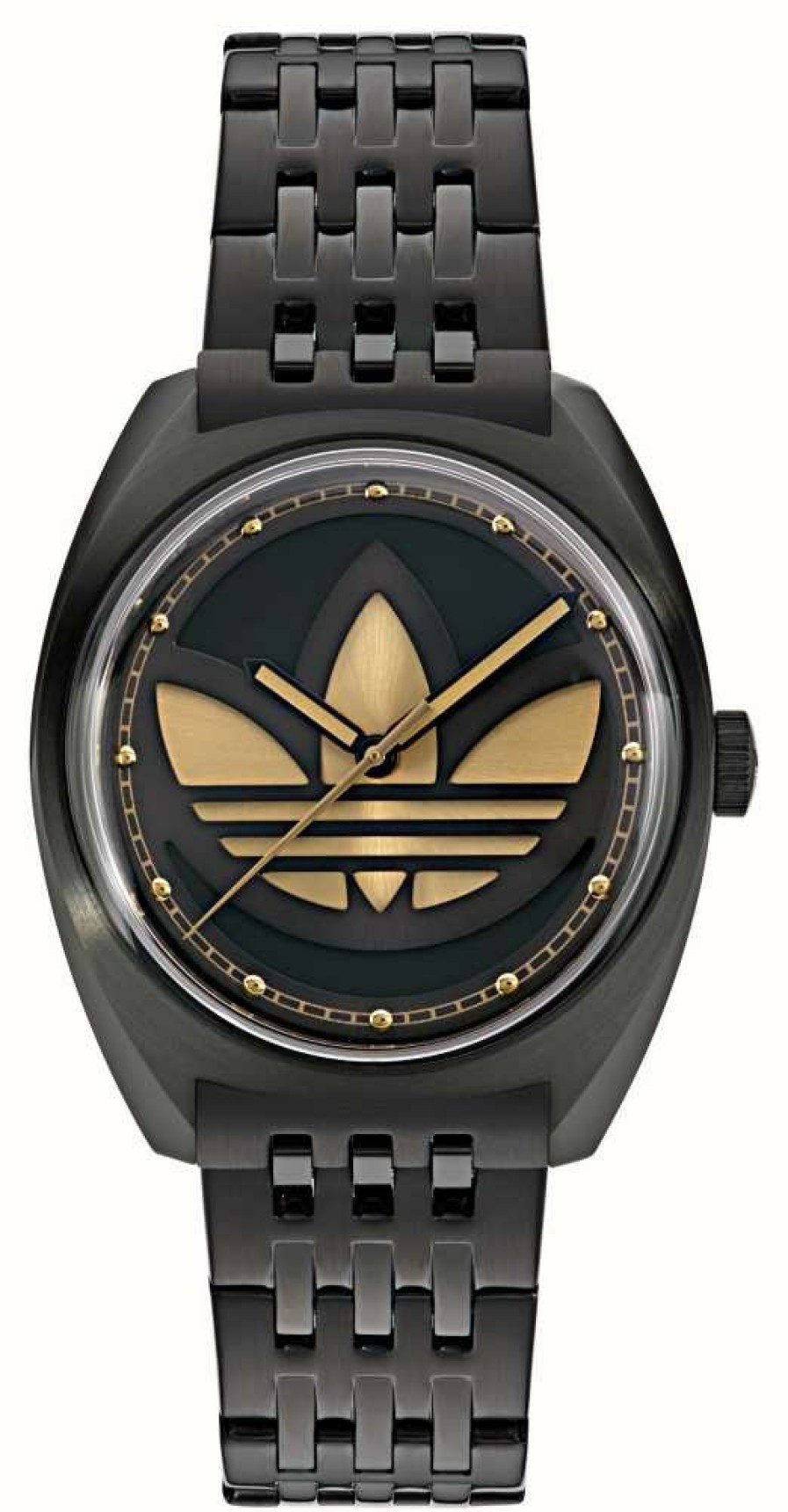 Men'S Adidas | Adidas Edition One Black Pvd (39Mm) Black Dial / Black Pvd Stainless Steel