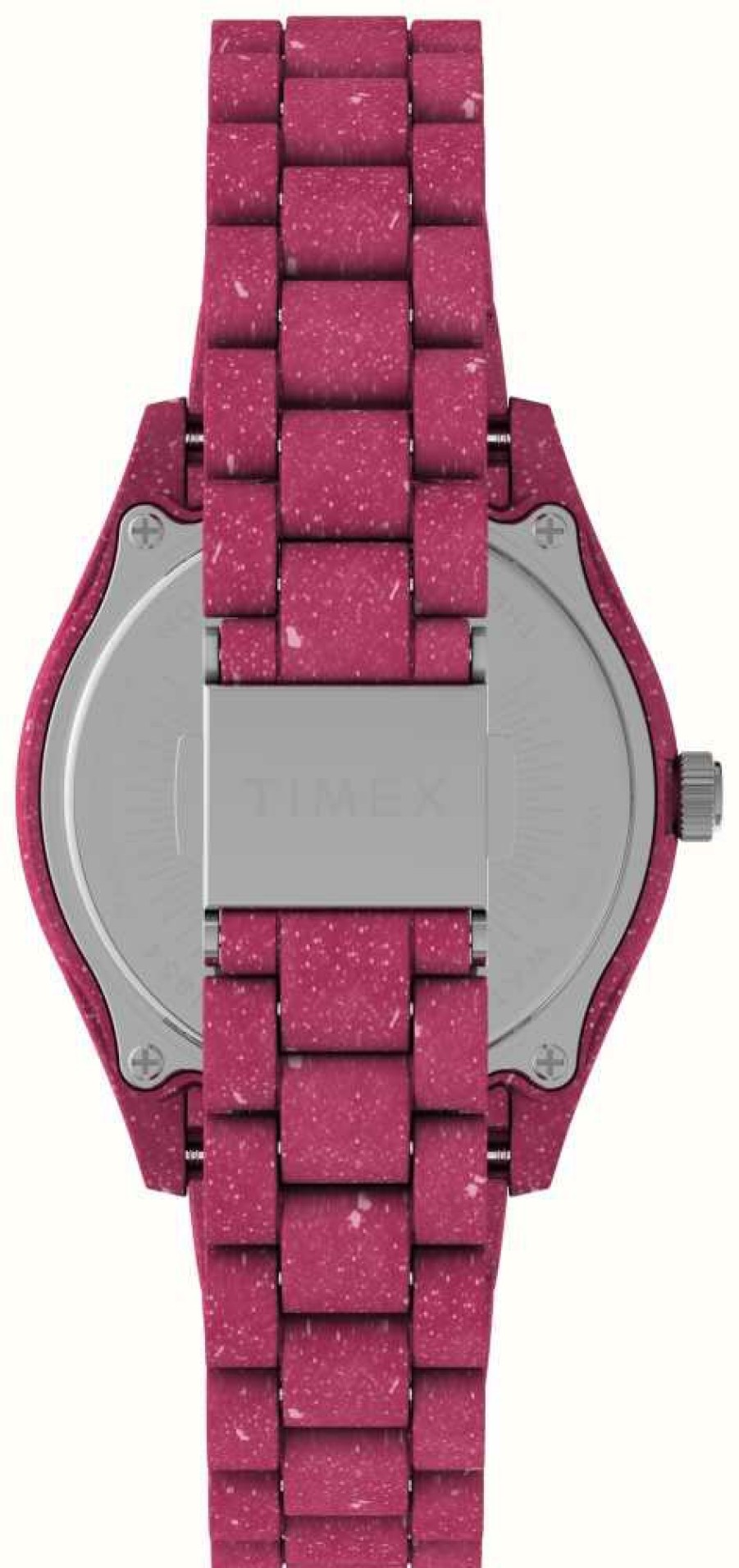 Women'S Timex | Timex Women'S Legacy Ocean (37Mm) Pink Dial / Pink #Tide Ocean Material Strap