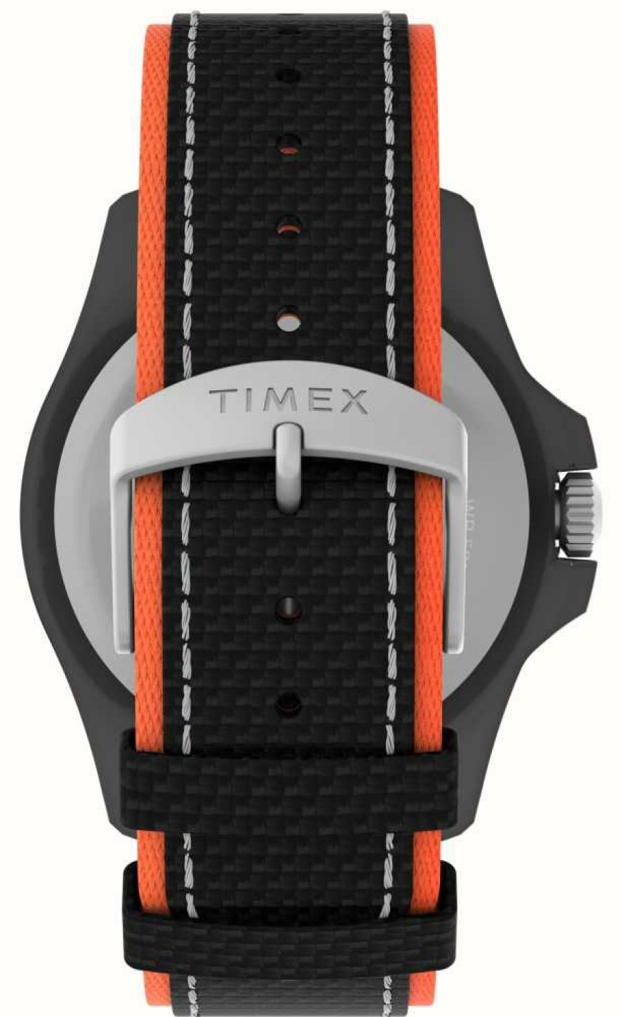 Men'S Timex | Timex Expedition North® Freedive Ocean (46Mm) Black Dial / #Tide Black Fabric Strap