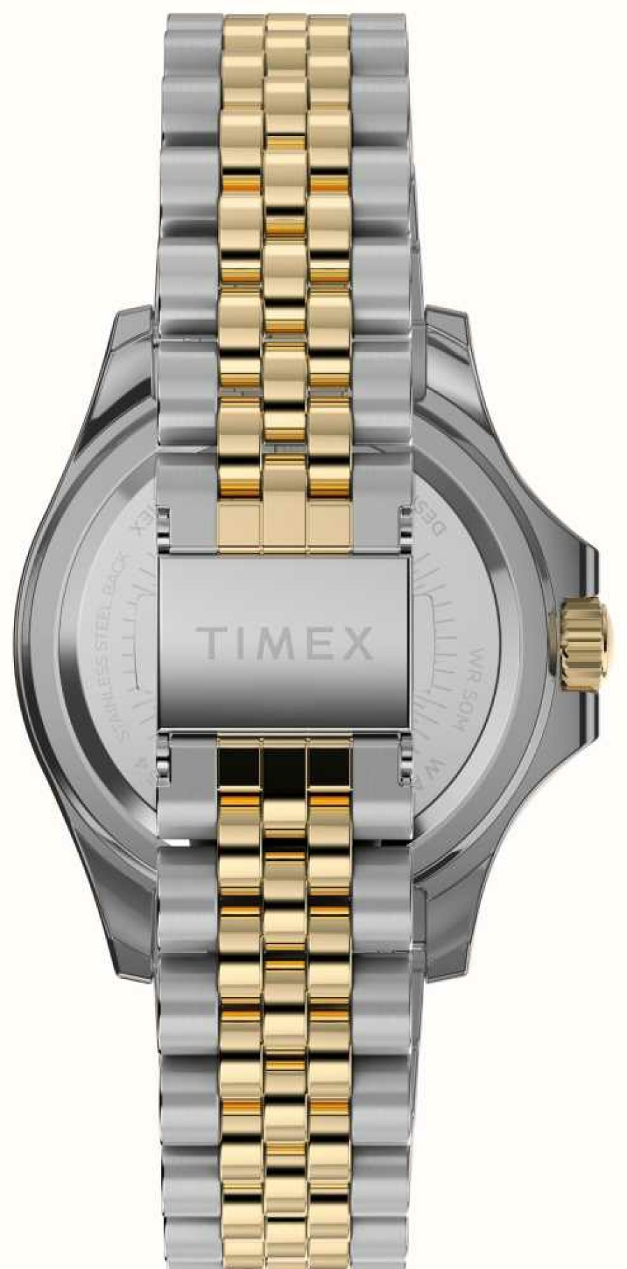 Women'S Timex | Timex Women'S Kaia (38Mm) Silver Dial / Two-Tone Stainless Steel Bracelet