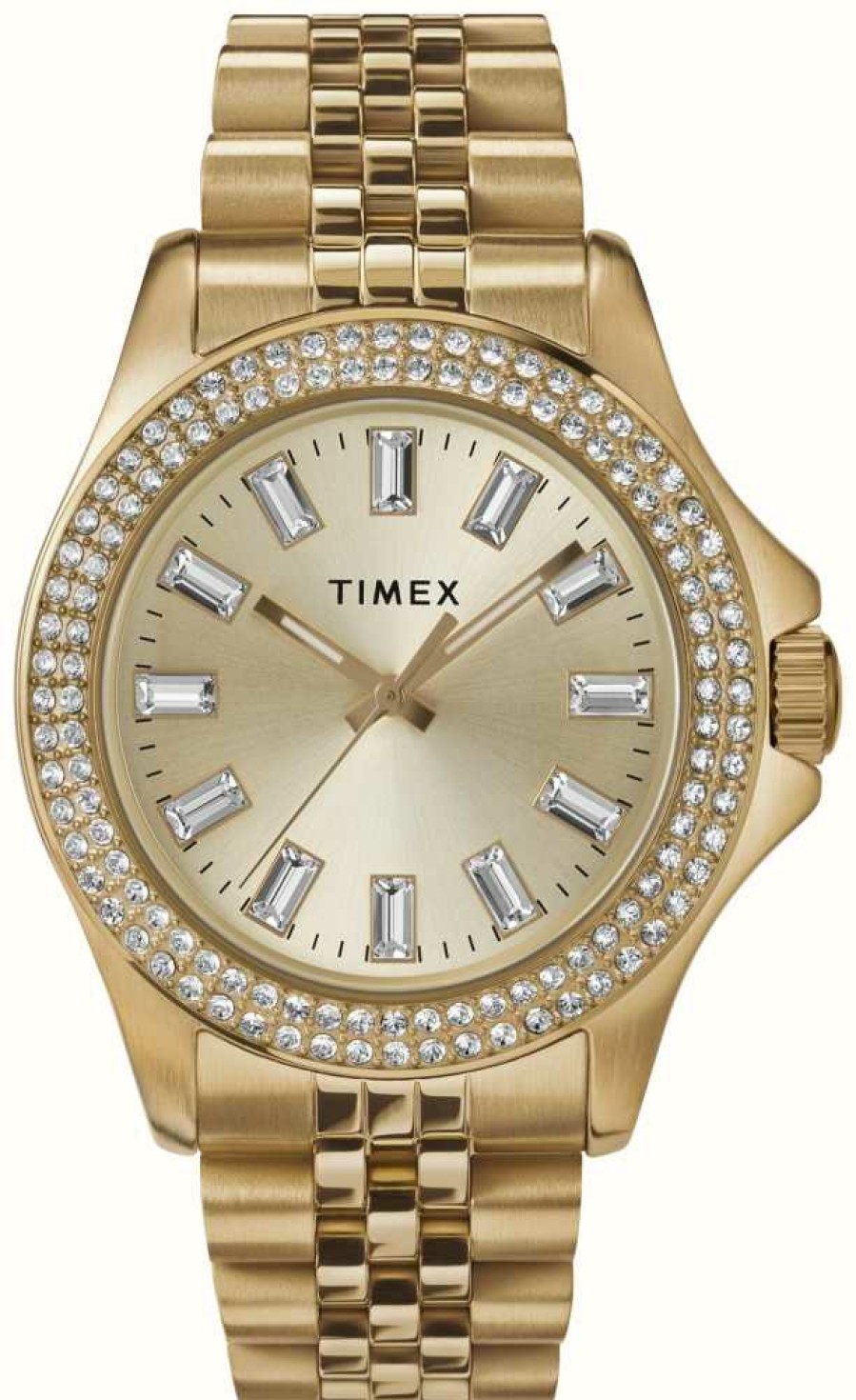 Women'S Timex | Timex Women'S Kaia (38Mm)Gold Dial / Gold-Tone Stainless Steel Bracelet