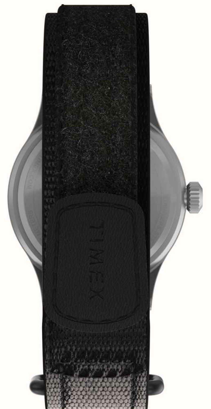 Men'S Timex | Timex Expedition Scout (40Mm) Black Dial / Black Fabric Fast Wrap Strap