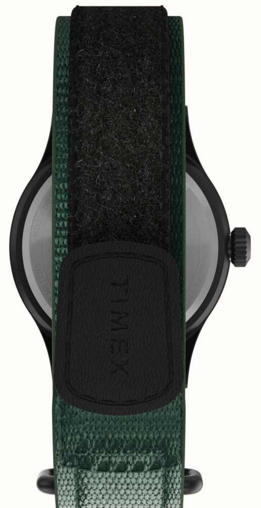 Men'S Timex | Timex Expedition Scout (40Mm) Green Dial / Green Fabric Fast Wrap Strap