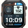 Men'S STORM | Storm S-Max Smartwatch (43Mm) Orange Silicone Strap