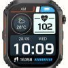 Men'S STORM | Storm S-Max Smartwatch (43Mm) Black Stainless Steel Mesh Bracelet