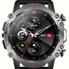 Men'S STORM | Storm S-Hero Titanium Smartwatch (47Mm) Digital Dial / Black Silicone Strap