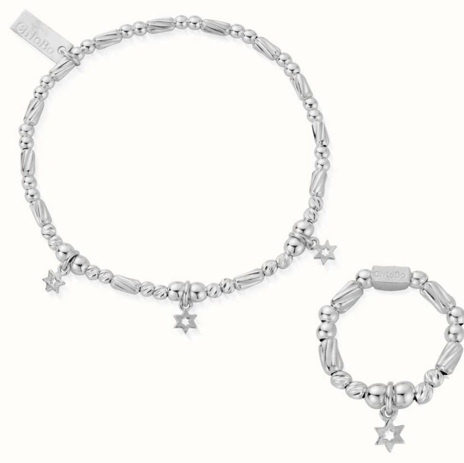 Jewelry ChloBo Jewellery | Chlobo Enchantment Bracelet And Ring Set