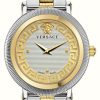 Women'S Versace | Versace Greca Flourish (35Mm) Silver Dial / Two-Tone Stainless Steel