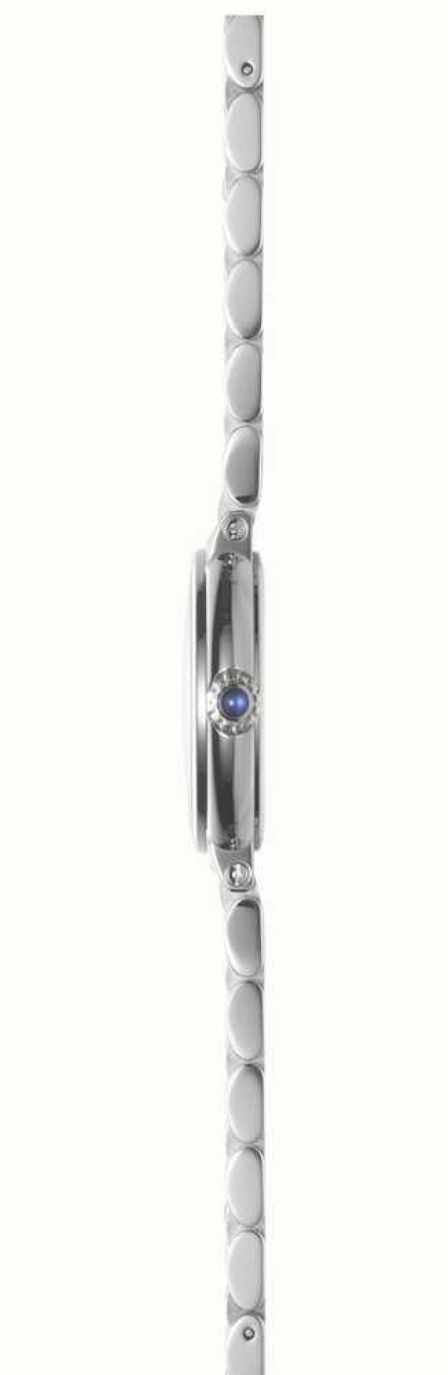 Women'S Herbelin | Herbelin Women'S Galet (28Mm) Diamond-Set Mother-Of-Pearl Dial / Stainless Steel Bracelet