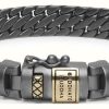 Jewelry Buddha To Buddha Jewellery | Buddha To Buddha Ben Xs Bracelet - Black Rhodium Gold