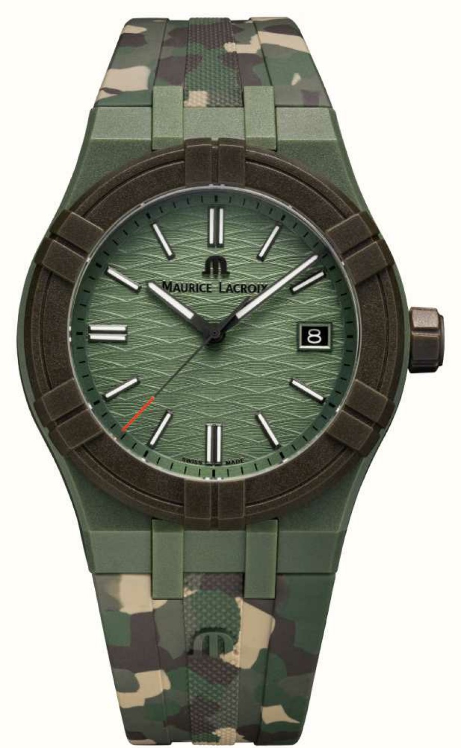 Women'S Maurice Lacroix | Maurice Lacroix Aikon Quartz #Tide Camo Limited Edition (40Mm) Green Park 'Vagues Du Jura' Dial / Green Park Camo