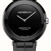 Men'S Herbelin | Herbelin Newport Ceramic 35Th Anniversary Limited Edition (43Mm) Black Dial / Black Fkm Rubber