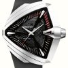 Men'S Hamilton | Hamilton Ventura Xxl Automatic (45.5Mm) Black Dial / Black Rubber Strap