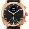 Jewelry Pininfarina by Globics | Pininfarina By Globics Senso Hybrid Smartwatch (44Mm) Sunburst Rose Gold / Italian Leather