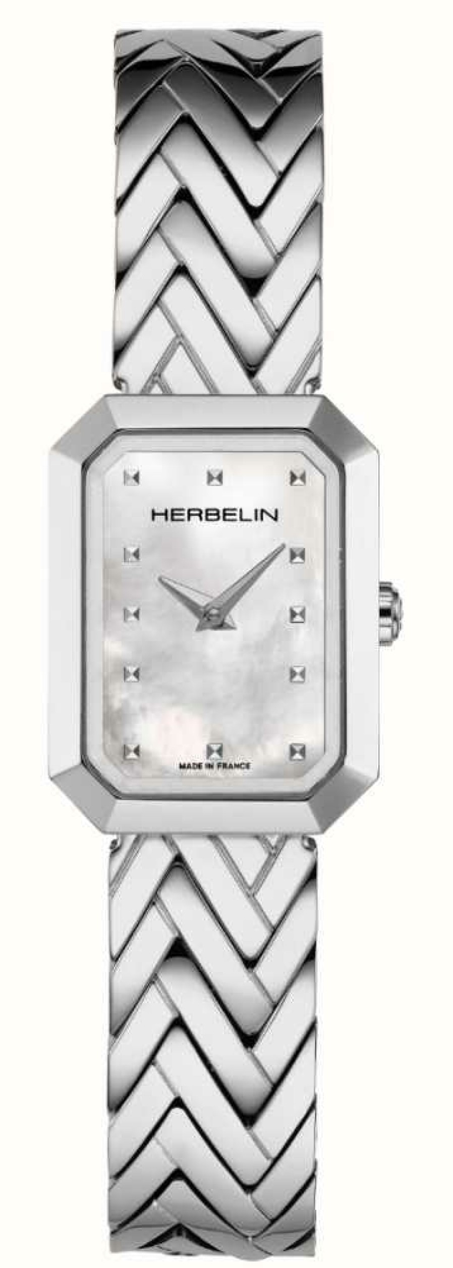 Women'S Herbelin | Herbelin Women'S Octogone (20.4Mm) Mother-Of-Pearl Dial / Stainless Steel Bracelet