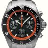 Men'S RUHLA | Ruhla Glasbach Cup Hill Climb Quartz Chrono (43Mm) Black Dial / Stainless Steel Bracelet