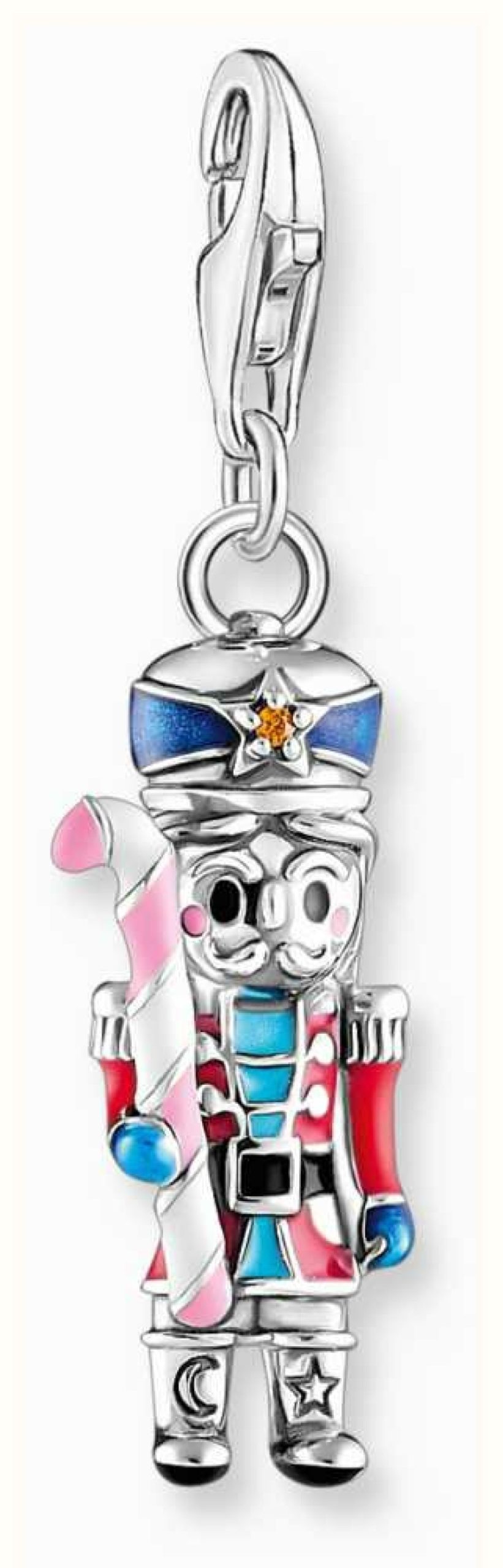 Jewelry Thomas Sabo Jewellery | Thomas Sabo Nutcracker Charm Pendant Sterling Silver Multicoloured Enamel