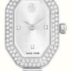 Women'S Swarovski | Swarovski Women'S Dextera (20Mm) Silver Dial / Crystal Set Stainless Steel Bracelet