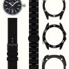 Men'S Certina | Certina Ds+ Automatic Set (37.4Mm) Black Dial / Interchangeable Bezel And Quick-Release Straps