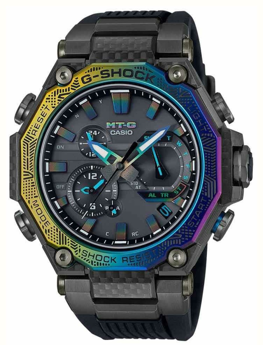 Men'S Casio | Casio G-Shock Illumination City Limited Edition (51Mm) Black Dial / Black Resin Strap