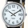 Men'S Timex | Timex Men'S White Black Easy Reader Watch