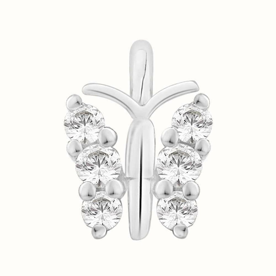 Jewelry Perfection Crystals | Perfection Crystals Butterfly Pendant (0.15Ct)