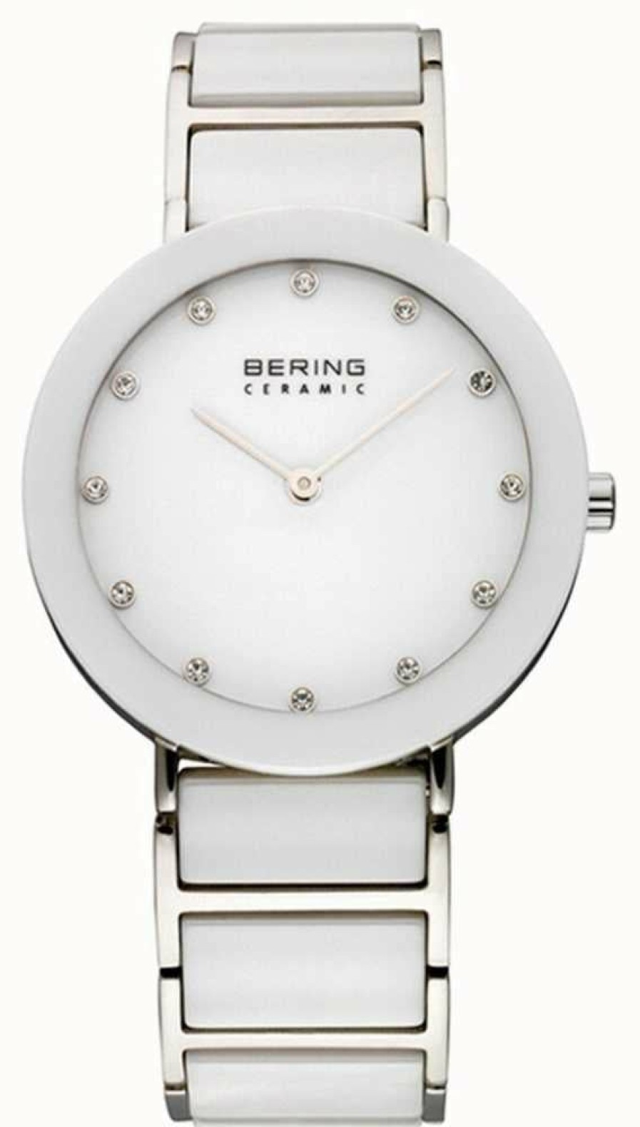 Women'S Bering | Bering Ceramic & Metal Bracelet Watch