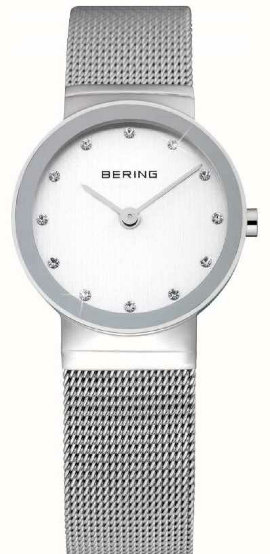 Women'S Bering | Bering Time Women'S Watch | Stainless Steel Silver Mesh Strap