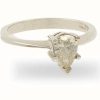 Jewelry James Moore | James Moore 18K White Gold 0.49 Ct Diamond Ring