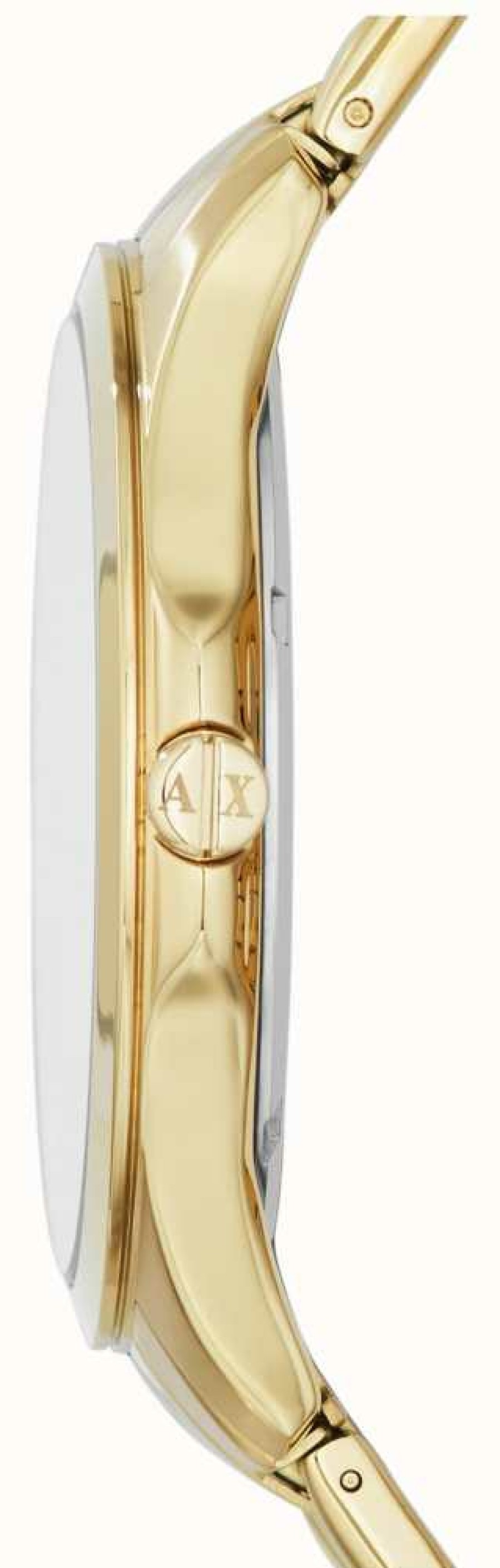 Men'S Armani Exchange | Armani Exchange Men'S | Black Dial | Gold Tone Stainless Steel Bracelet