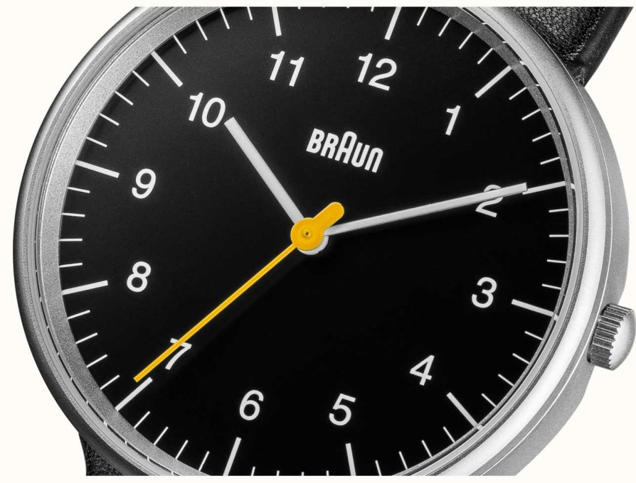 Men'S Braun | Braun Men'S All Black Quartz Watch Black Strap