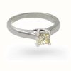 Jewelry James Moore | James Moore 18K White Gold 0.35Ct Solitaire Ring