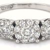 Jewelry James Moore | James Moore 18K White Gold 0.50Ct Diamond Ring