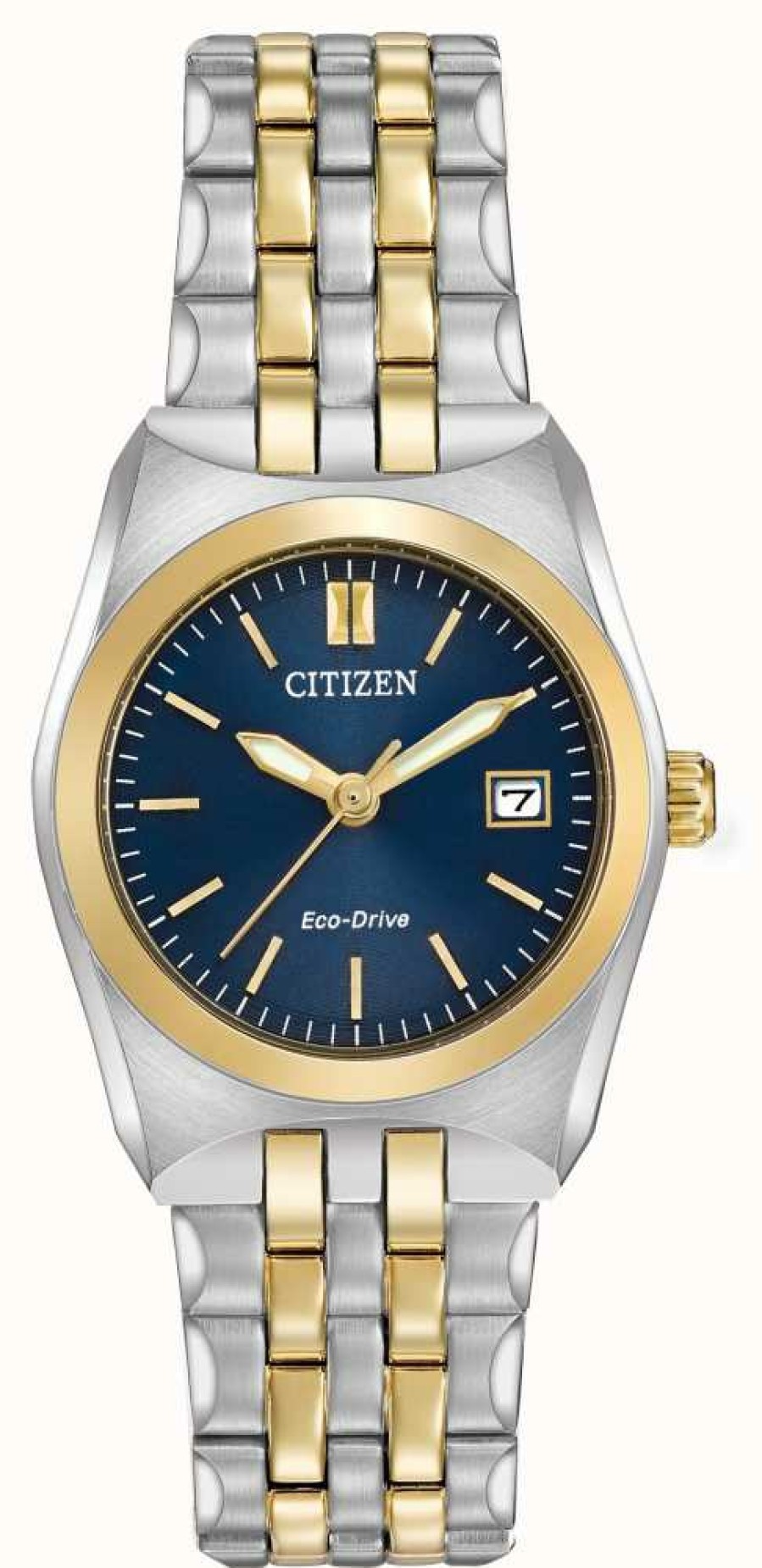 Women'S Citizen | Citizen Women'S Eco-Drive Corso Wr100 Two Tone