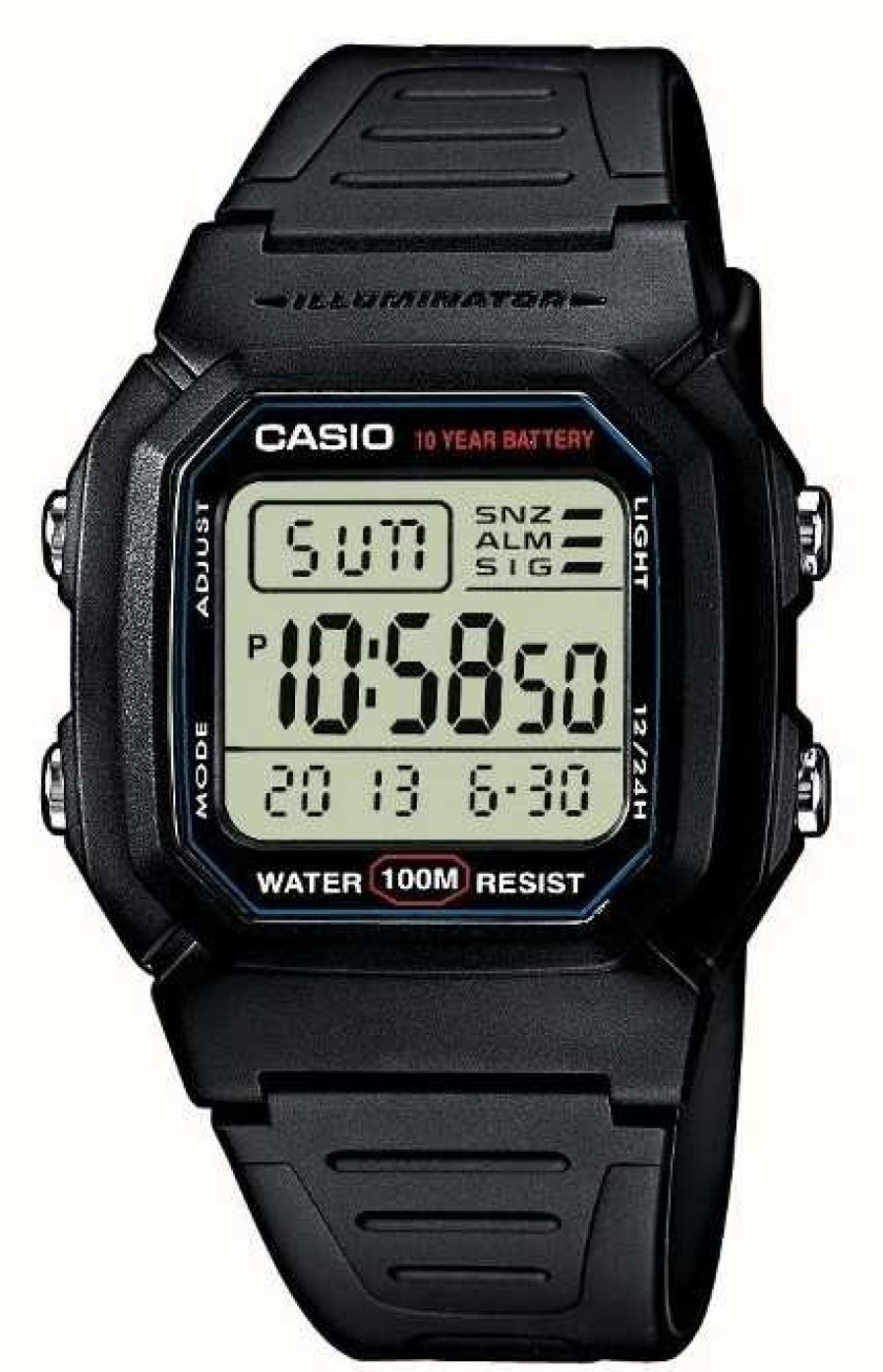 Men'S Casio | Casio Sports Gear Alarm Chronograph Digital