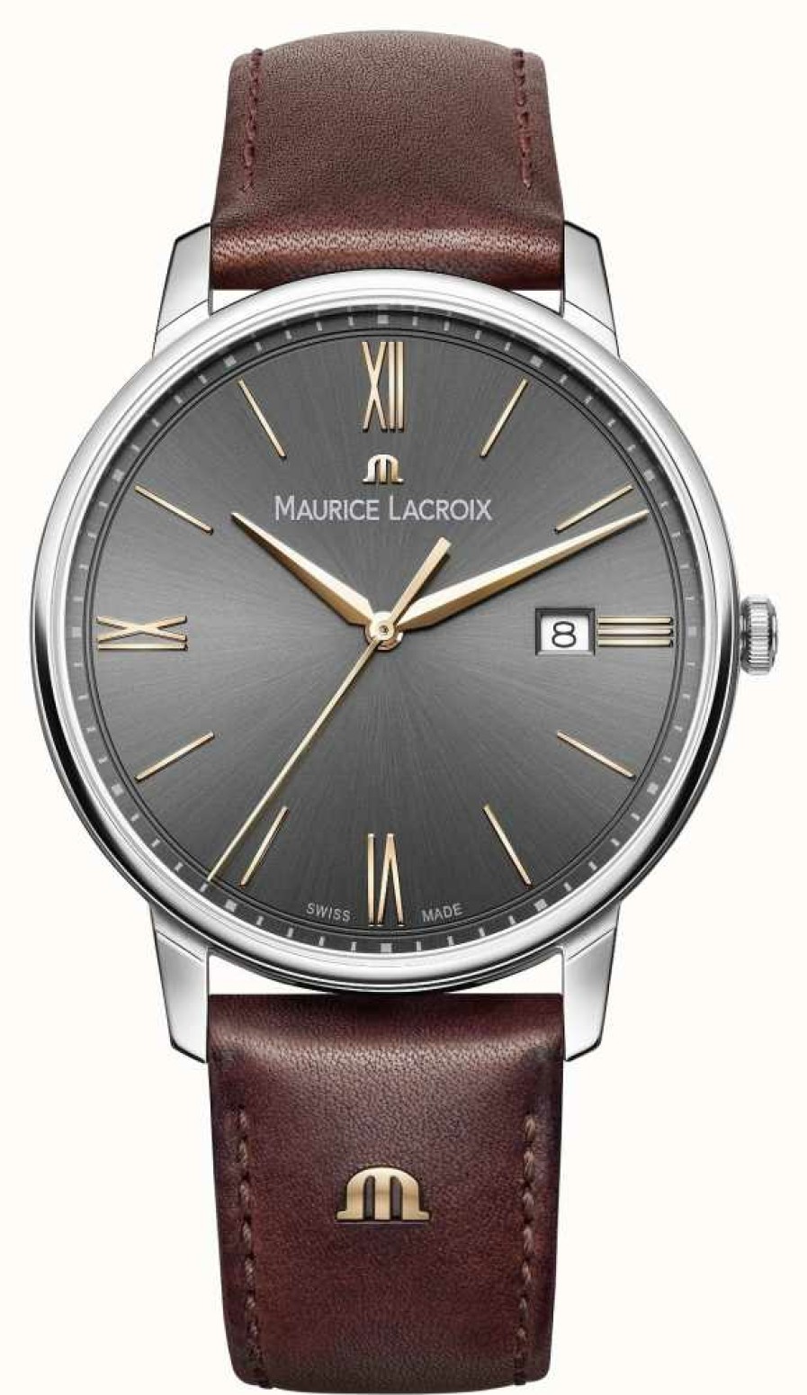 Men'S Maurice Lacroix | Maurice Lacroix Stainless Steel Sapphire Crystal Quartz