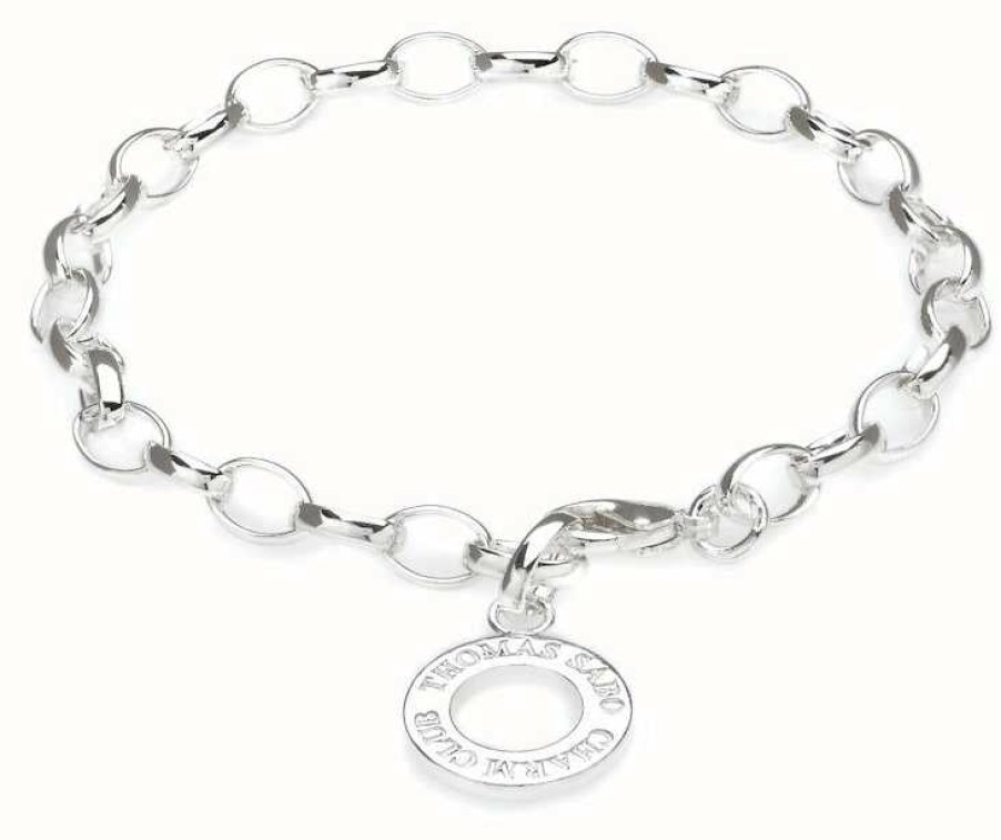 Jewelry Thomas Sabo Jewellery | Thomas Sabo Bracelet 16Cm Charm Carrier 925 Sterling Silver