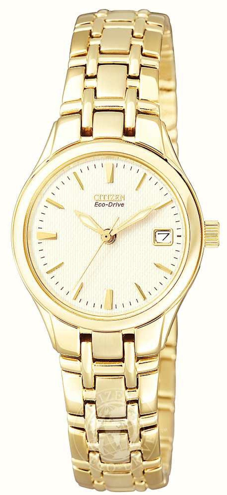 Women'S Citizen | Citizen Women'S Gold Plated Stainless Steel Eco-Drive