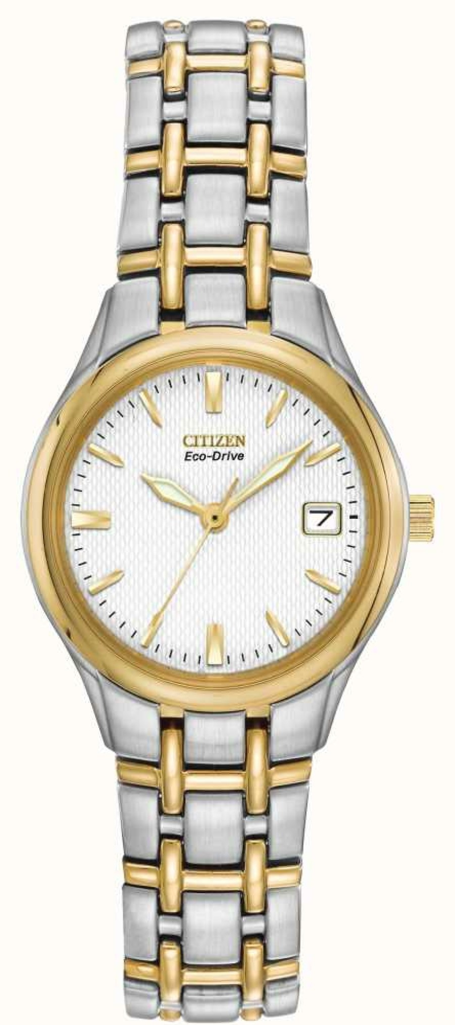 Women'S Citizen | Citizen Silhouette Women'S Two Tone Stainless Steel