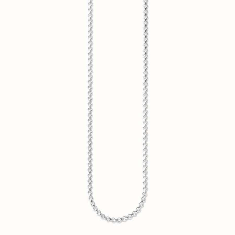 Jewelry Thomas Sabo Jewellery | Thomas Sabo Mini Belcher Chain 45Cm Charm Carrier 925 Sterling Silver