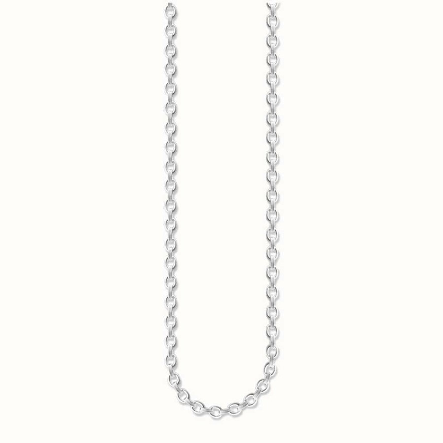 Jewelry Thomas Sabo Jewellery | Thomas Sabo Oval Belcher Chain 53Cm 925 Sterling Silver