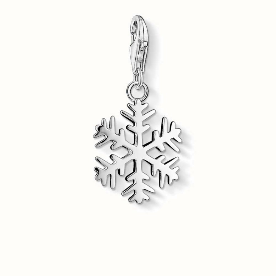 Jewelry Thomas Sabo Jewellery | Thomas Sabo Snow Crystal Charm 925 Sterling Silver