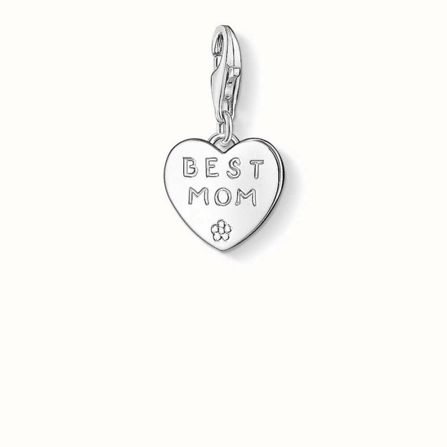 Jewelry Thomas Sabo Jewellery | Thomas Sabo Best Mom Charm 925 Sterling Silver