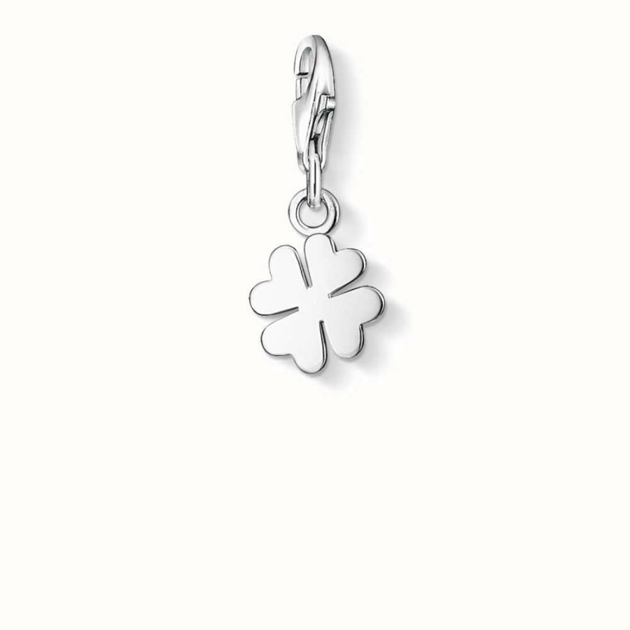 Jewelry Thomas Sabo Jewellery | Thomas Sabo Cloverleaf Charm 925 Sterling Silver