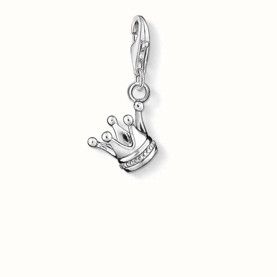 Jewelry Thomas Sabo Jewellery | Thomas Sabo Crown Charm 925 Sterling Silver