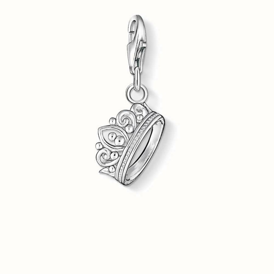 Jewelry Thomas Sabo Jewellery | Thomas Sabo Crown Charm 925 Sterling Silver