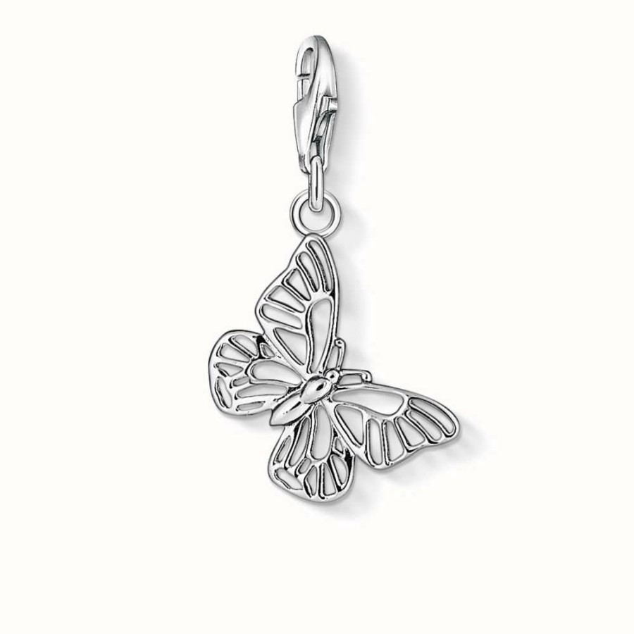 Jewelry Thomas Sabo Jewellery | Thomas Sabo Butterfly Charm 925 Sterling Silver