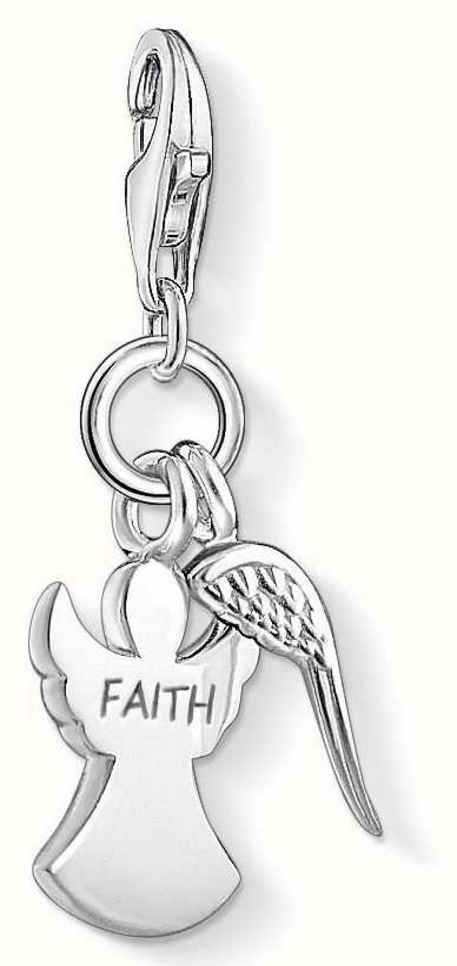 Jewelry Thomas Sabo Jewellery | Thomas Sabo Angel Faith Charm 925 Sterling Silver