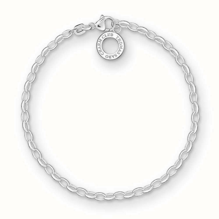 Jewelry Thomas Sabo Jewellery | Thomas Sabo Bracelet 17.5Cm Charm Carrier 925 Sterling Silver