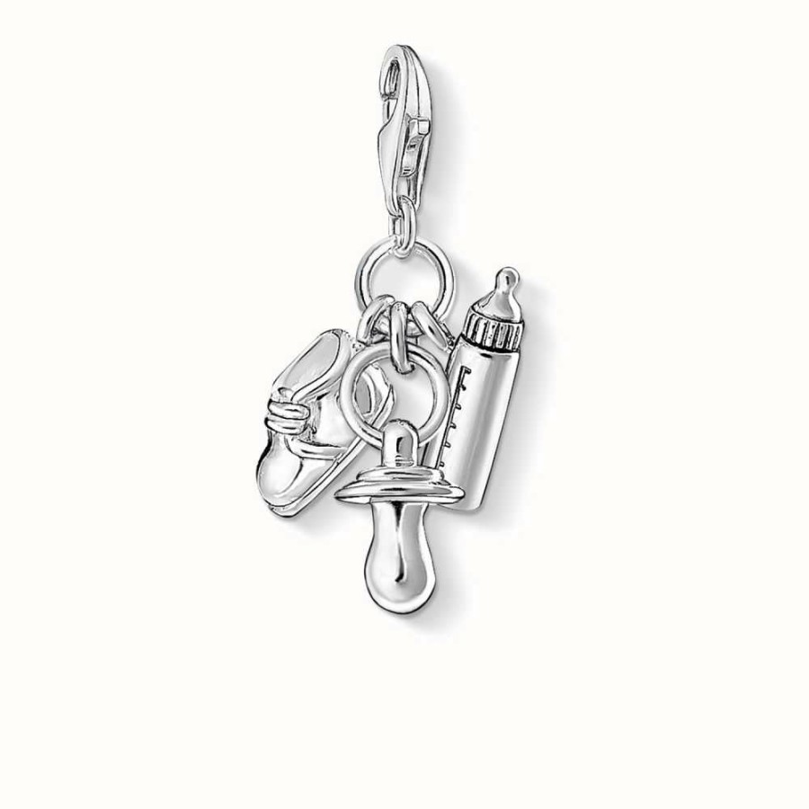 Jewelry Thomas Sabo Jewellery | Thomas Sabo Baby Charm 925 Sterling Silver Blackened